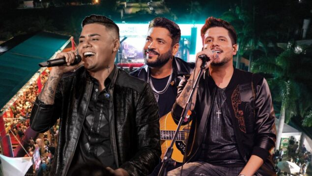 Felipe Araújo e Fred & Fabrício podem ser atrações do Carna 3 Ranchos 2026