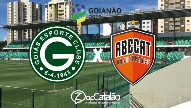 Em confronto direto pela liderança, ABECAT Ouvidorense encara o Goiás hoje (29), na Serrinha, buscando a quinta vitória seguida no Goianão 2026