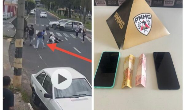 Homem é preso após furtar celular de vítima caída após acidente de trânsito em Araguari