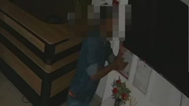 Furto inusitado em escola de Uberlândia é flagrado por câmeras de segurança