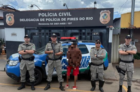 Polícia Militar prende suspeito de tentativa de homicídio após agressão com barra de ferro em Pires do Rio