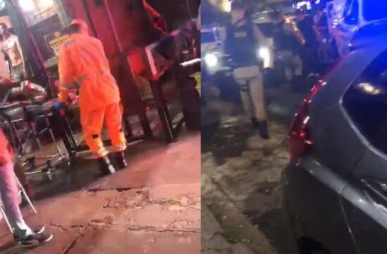 Disparo acidental em bar deixa cadeirante e policial civil feridos em Uberlândia