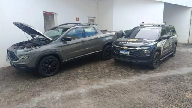 Polícia apreende caminhonete de luxo ligada a esquema milionário de estelionato em Uberlândia