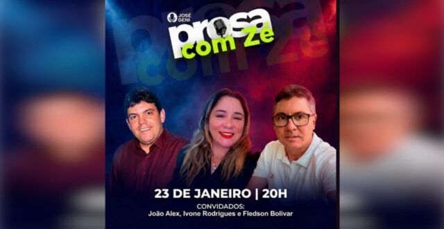 Prosa com o Zé recebe equipe do Pod Tudo e Mais Um Pouco nesta sexta-feira