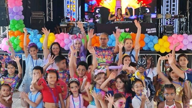 Matinê do Carna Folia Anhanguera 2026 encanta crianças e famílias