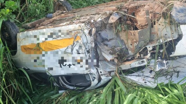 Jovem fica ferido após colisão entre carro e caminhão na GO-330, entre Ipameri e Catalão