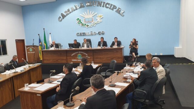 Câmara de Vereadores de Catalão realiza duas sessões ordinárias com votação de projetos e apresentação de requerimentos