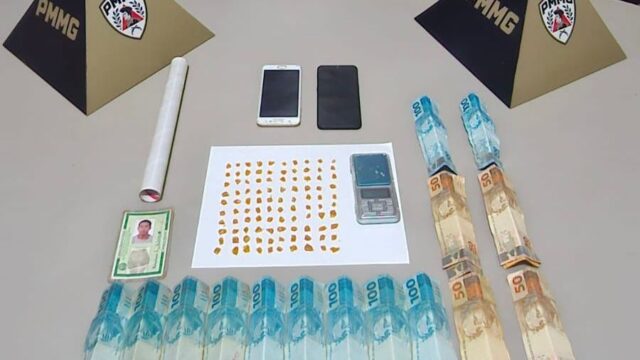 Dois homens são presos por tráfico de drogas durante operação policial em Monte Carmelo