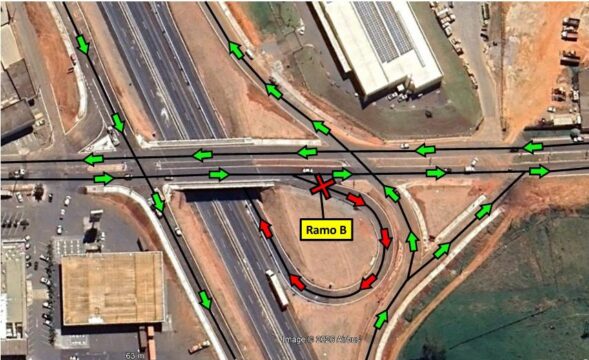 Trecho de acesso à pista expressa é interditado nesta quarta-feira em Catalão, diz Ecovias