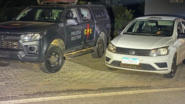 CPE apreende veículo com sinais de adulteração durante Operação Carnaval em Três Ranchos