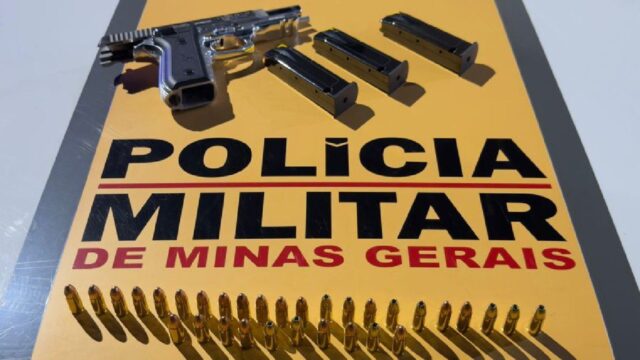 Homem de 58 anos é preso por porte ilegal de arma de fogo durante operação na MG-190, em Monte Carmelo