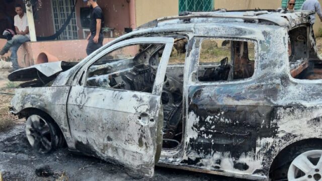 Incêndio destrói Saveiro em fazenda próxima ao Clube Caça e Pesca, em Uberlândia