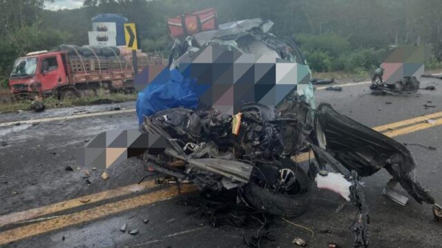 Duas pessoas morrem em acidente envolvendo quatro veículos na GO-020, entre Cristianópolis e Bela Vista