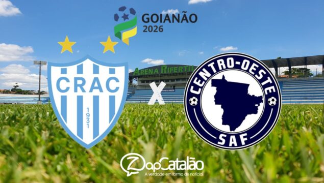 CRAC decide futuro no Goianão 2026 contra o Centro-Oeste neste sábado (7) em duelo direto por vaga e contra o rebaixamento