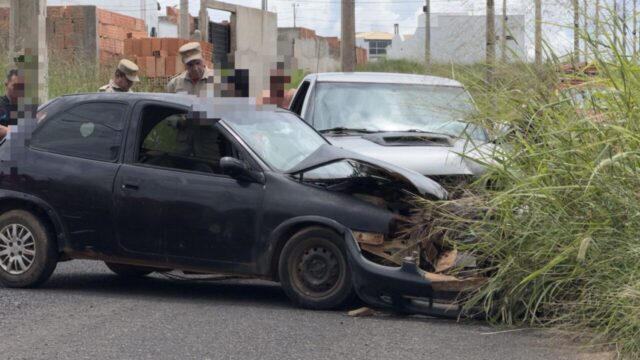 Colisão em cruzamento deixa feridos leves no setor Ayrton Senna, em Catalão