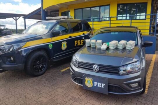 Casal é preso com 20 quilos de cocaína na BR-365, em Uberlândia, e bebê de dois meses estava no veículo
