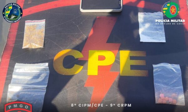 CPE prende suspeito com maconha, cocaína e ecstasy durante Operação Carnaval em Três Ranchos