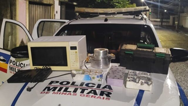 Homem é preso por furto em residência e dois são detidos por receptação em Araguari