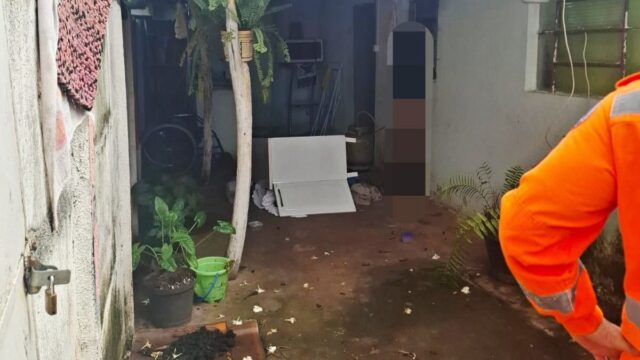 Homem de 45 anos morre após ficar preso em janela de residência em Araguari