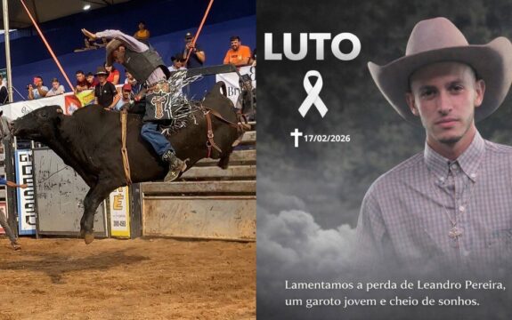 Peão de 23 anos morre após cair de boi e ser pisoteado em fazenda no oeste de Goiás