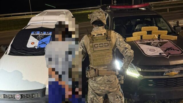 COD prende homem com 6 kg de maconha durante operação em Cristalina
