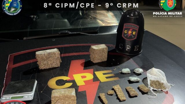 Homem é detido por suspeita de tráfico de drogas em Orizona após ação da CPE