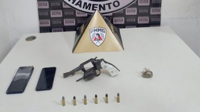 Suspeito de homicídio é preso com arma raspada e droga em Araguari