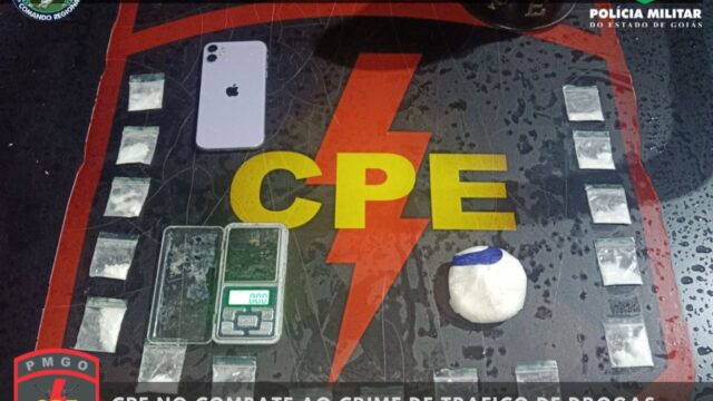 Homem é detido com porções de cocaína e balança de precisão em Pires do Rio
