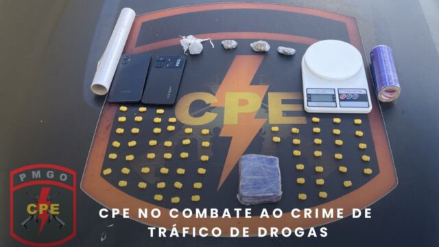 Dois homens são presos por tráfico de drogas durante ação da CPE em Catalão