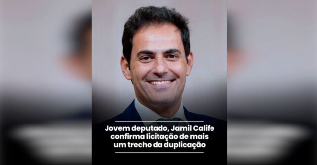 Deputado Jamil Calife anuncia licitação de novo trecho da duplicação da GO-330