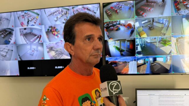 Escola militarizada de Marzagão conta com mais de 30 câmeras e sistema moderno de segurança