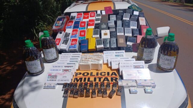 Três homens são presos com carga ilegal avaliada em R$ 200 mil na MG-190, em Monte Carmelo
