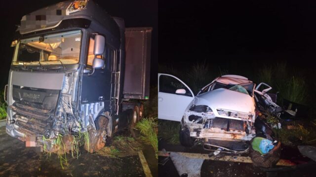 Motorista de 63 anos morre após colisão frontal com caminhão na MGC-497, em Uberlândia