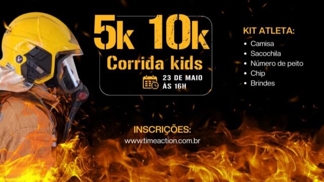 2ª Corrida do Bombeiro em Araguari terá percursos de 5 km, 10 km e corrida kids em maio