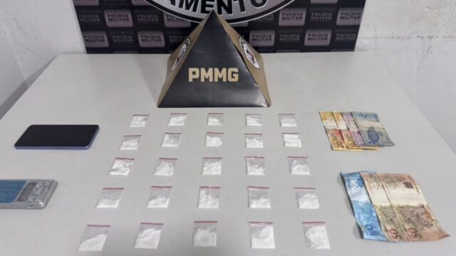 Homem é preso por tráfico de drogas durante abordagem da PM em Araguari