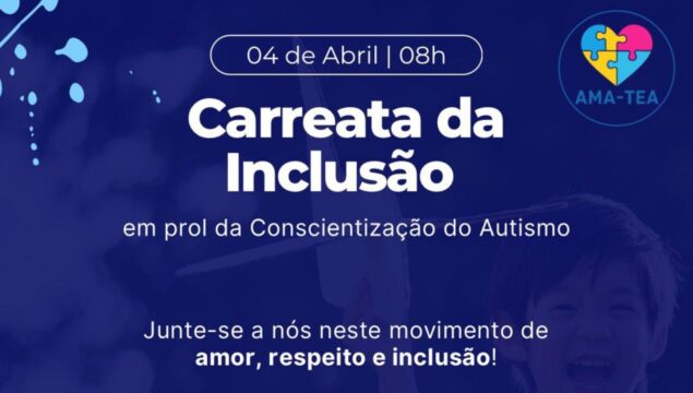 Carreata da Inclusão será realizada em Catalão em prol da conscientização do autismo