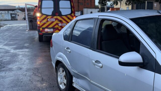 Mulher fica ferida em acidente de trânsito e motorista de outro veículo foge do local em Catalão