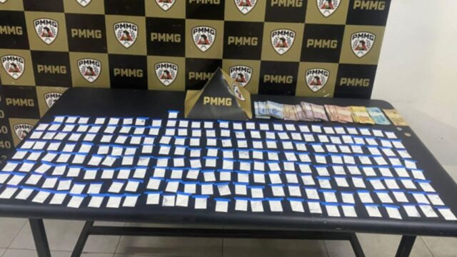 Polícia apreende mais de 200 papelotes de cocaína em bar usado como ponto de tráfico em Uberlândia