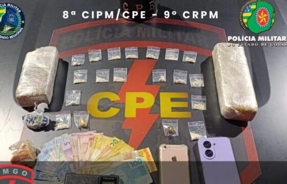 CPE prende dois suspeitos por tráfico de drogas durante operação em Ouvidor