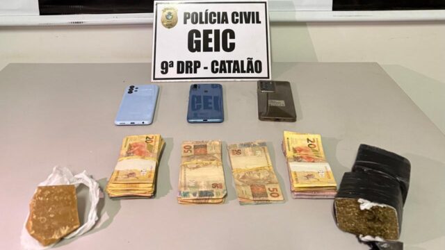 Homem de 29 anos é preso por tráfico de drogas durante operação integrada das polícias Civil e Militar em Catalão