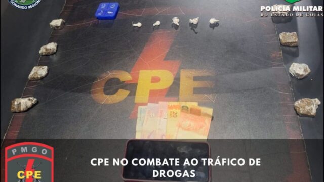Jovem de 19 anos é presa por tráfico de drogas no Residencial Copacabana, em Catalão