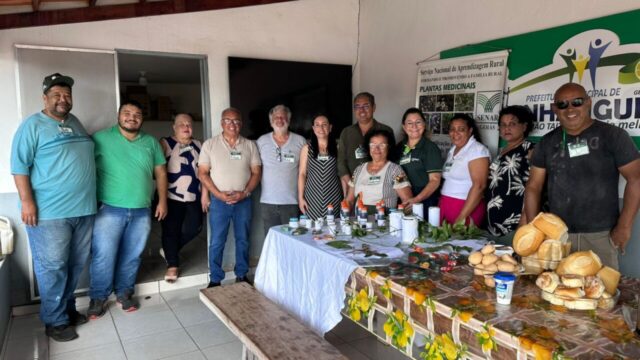 Prefeitura de Anhanguera promove curso sobre plantas medicinais em parceria com o Senar