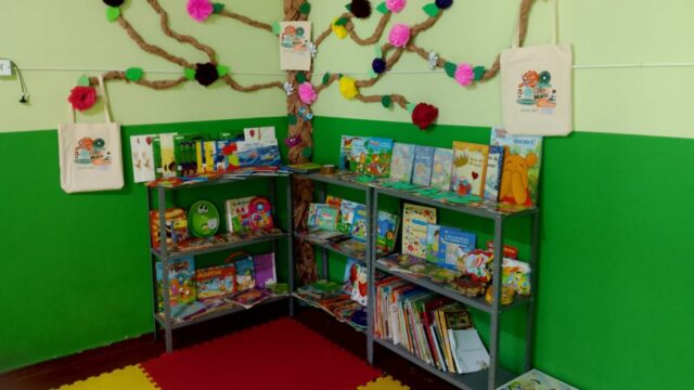 Escola de Goiandira cria cantinho da leitura para incentivar alunos