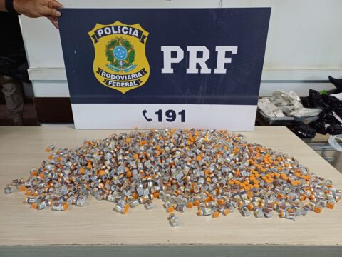 PRF de Catalão realiza maior apreensão de medicamentos para emagrecimento em Goiás