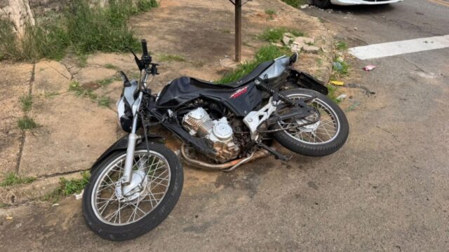 Colisão entre duas motos deixa dois feridos em Catalão