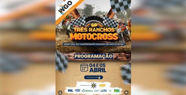Campeonato Goiano de Motocross abre temporada em Três Ranchos durante a Semana Santa 2026
