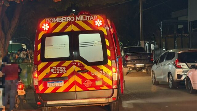 Mulher fica ferida após atropelar cachorro e cair de moto em Catalão