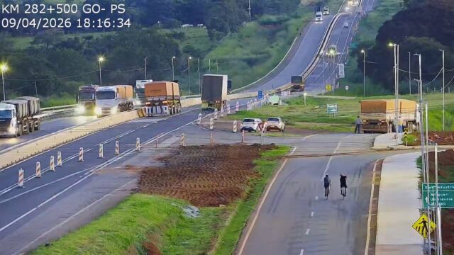 Acesso provisório no km 283 da BR-050, em Catalão, será fechado definitivamente nesta sexta-feira