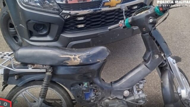 Menor é apreendido com motocicleta adulterada durante patrulhamento da CPE em Catalão