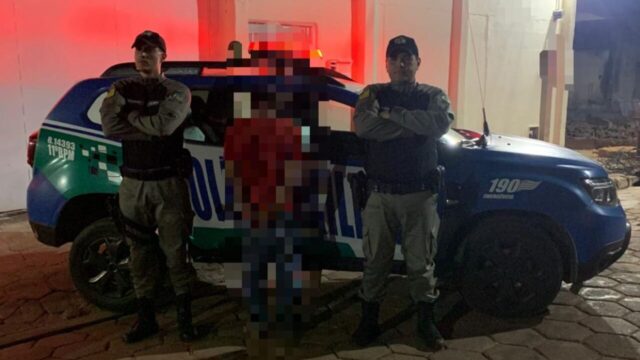 Homem é preso suspeito de agredir companheira em Pires do Rio